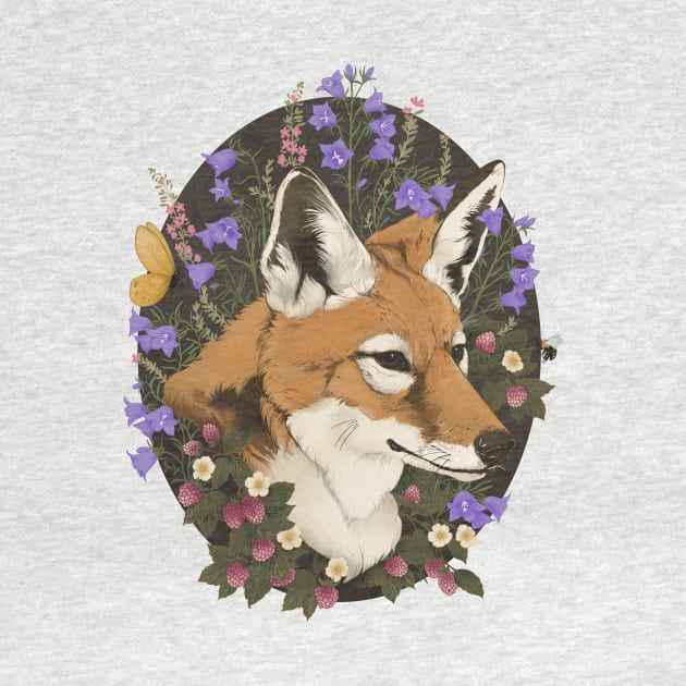 Floral Fox by LauraGraves